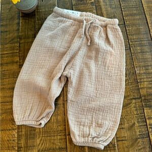 Zara Baby Blush Muslin Pant